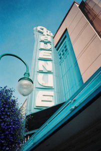 4th Avenue Theater sign on 4th Avenue in Anchorage, Alaska. Westmark Hotels